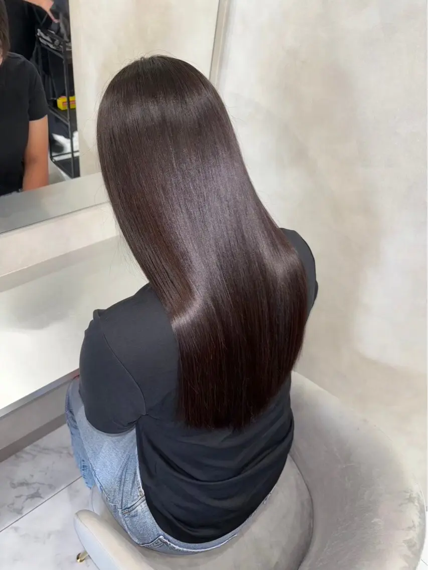 セミロング ショートボブ ボブ ハッシュカット ハイライト 髪質改善 荒金 大翔のヘアスタイル