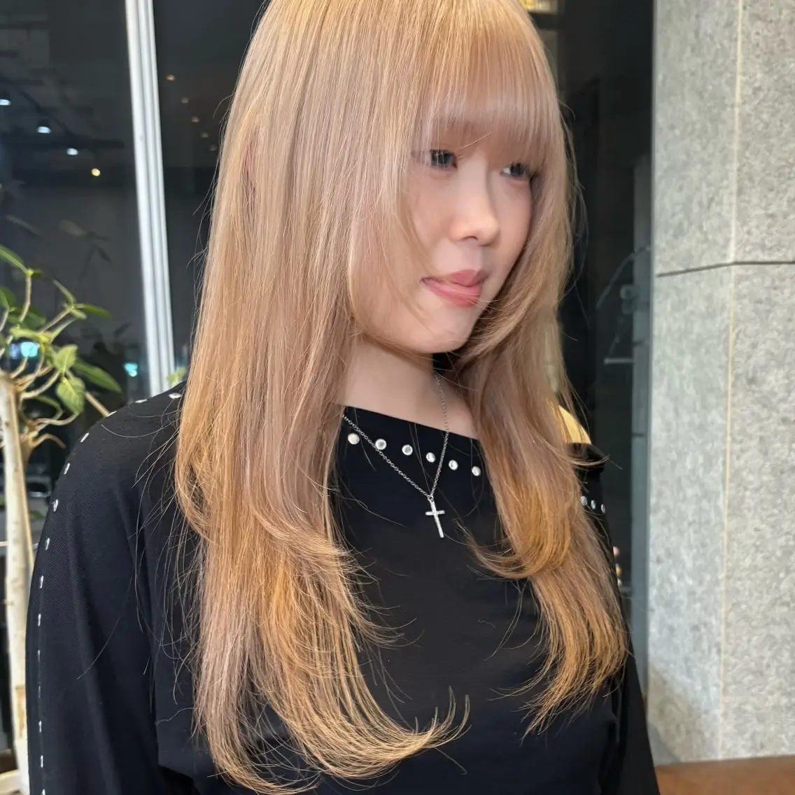 ロング カラー ヘアアレンジ ヘアカラー トリートメント 似合わせハイトーン 🩰/渡邉日向🕊のヘアスタイル