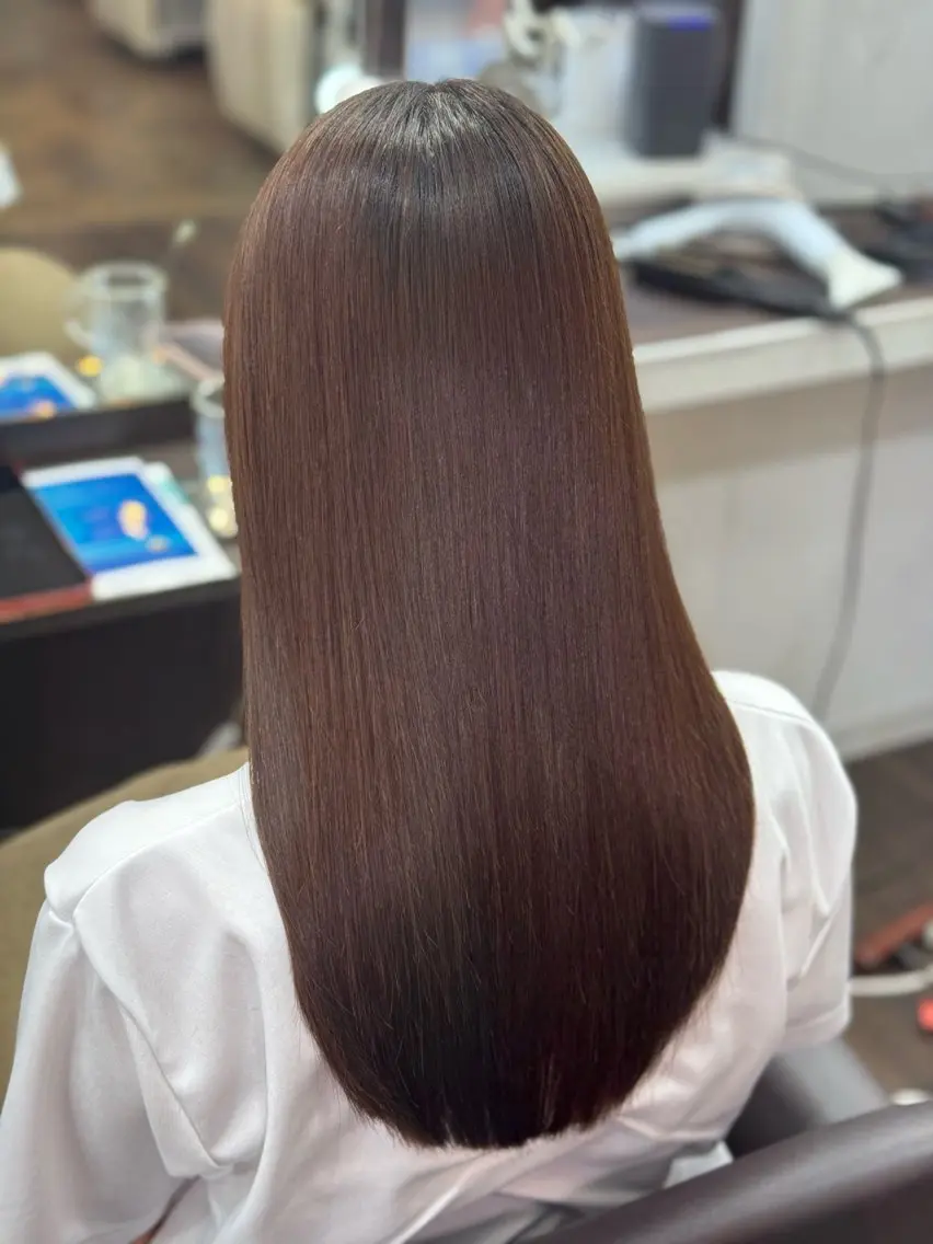 ロング トリートメント ヘッドスパ 美髪髪質改善✨ 店長 天城由香のヘアスタイル