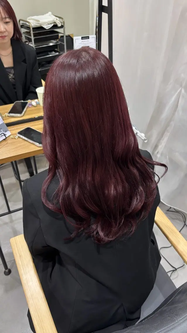 カット＋ワンカラー🍒🫧の写真