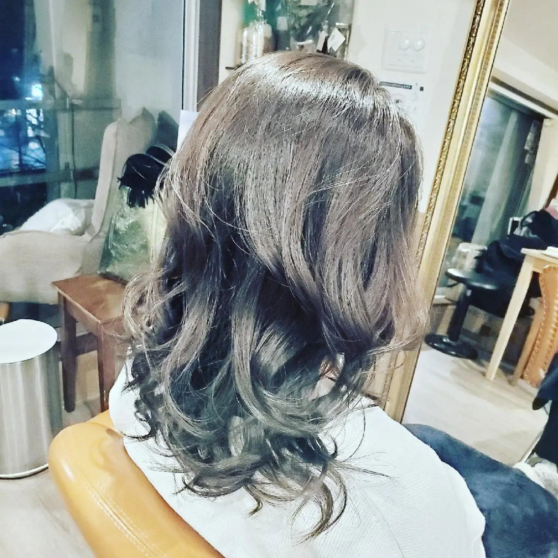 ロング カラー アディクシーカラー ブリーチ イルミナカラー 外国人風カラー トリートメント カット ヘアカラー トリートメント spa hair  ark 富井直美のヘアスタイル