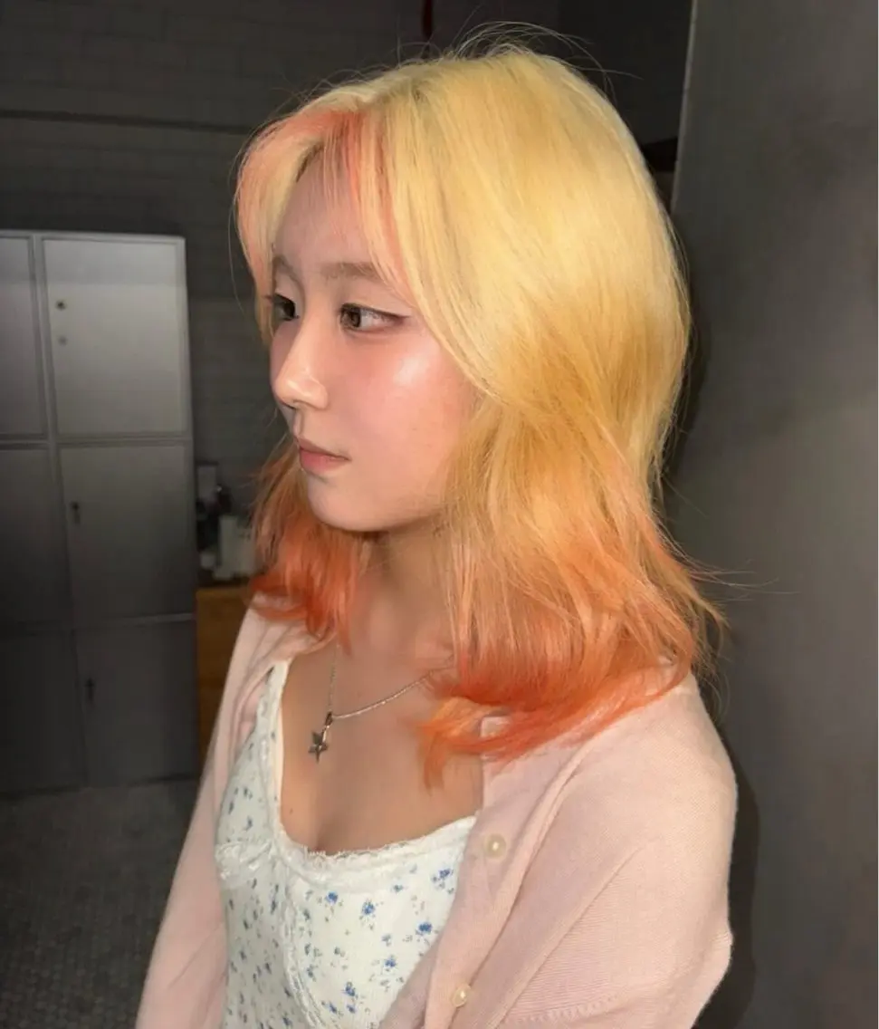 カラー 原宿デザインカラー★ チェウォンのヘアスタイル