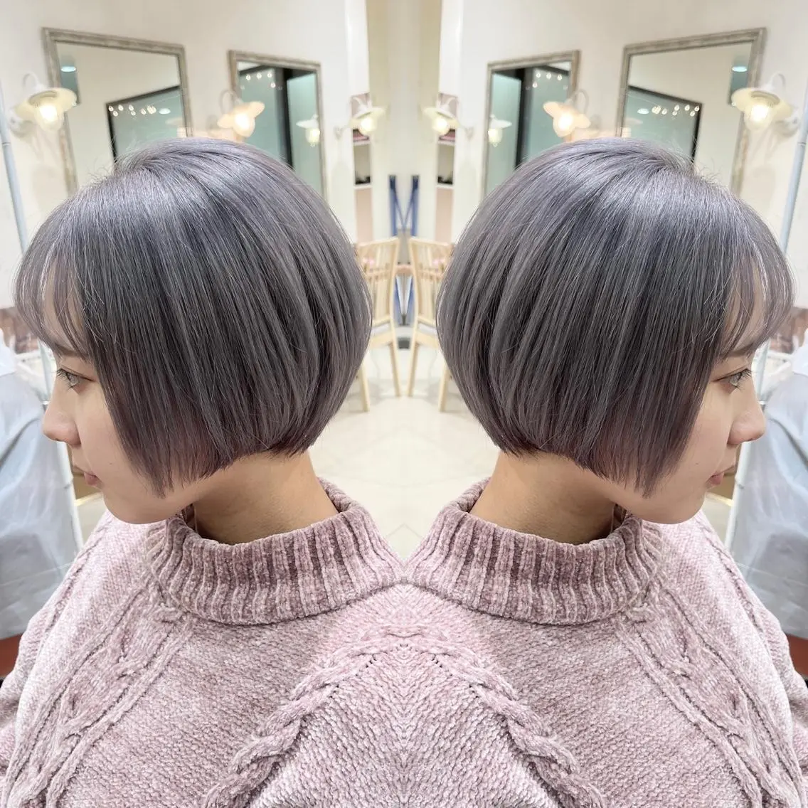 ショート Y Uのヘアスタイル
