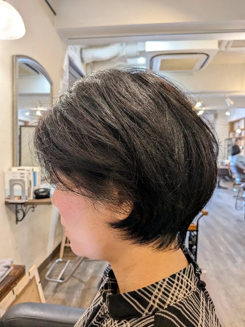 ショート ショートボブ ボブ ショートヘア カットモデル無料✂️ 菊池　位公のヘアスタイル