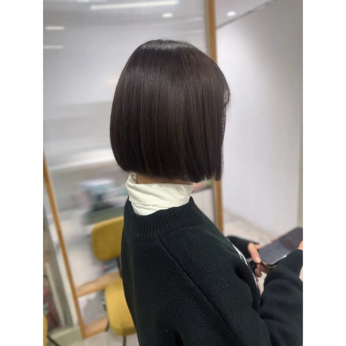 ミディアム 佐藤 歩菜のヘアスタイル