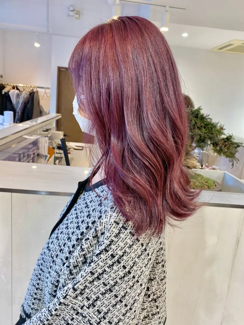 カラー 森 桃菜のヘアスタイル