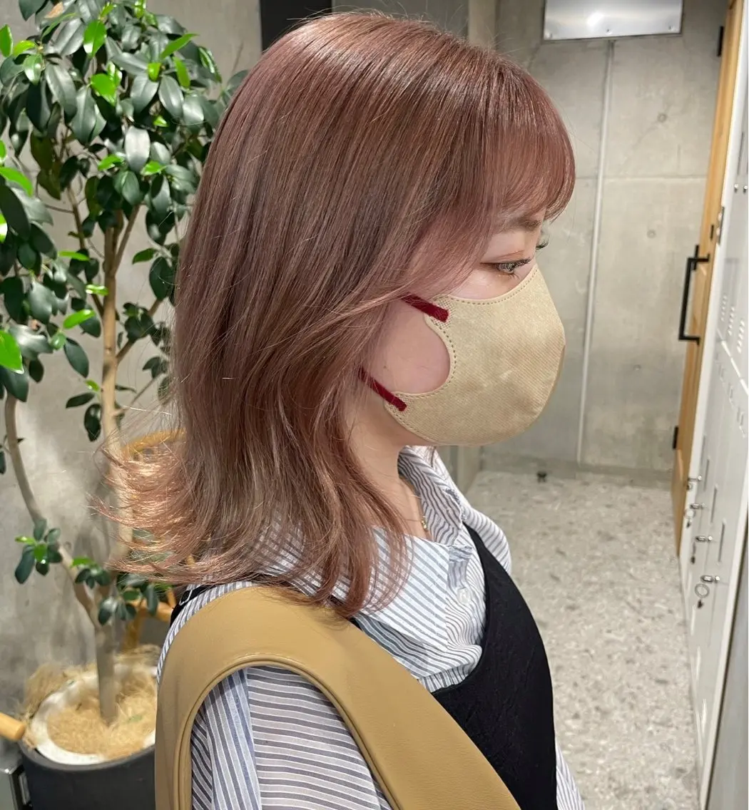 ミディアム ヘアカラー 🩰✨️ダブルカラー nanako✨️🩰のヘアスタイル