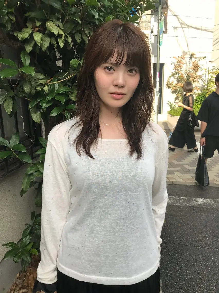 ミディアム カラー カット トリートメント 赤み消しカラー/ ナチュラル/トモキのヘアスタイル
