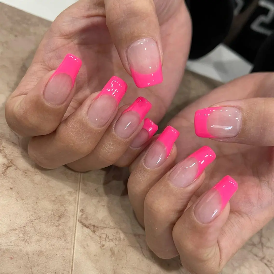 ネイル フレンチネイル Wish Nail 恒川のネイルデザイン