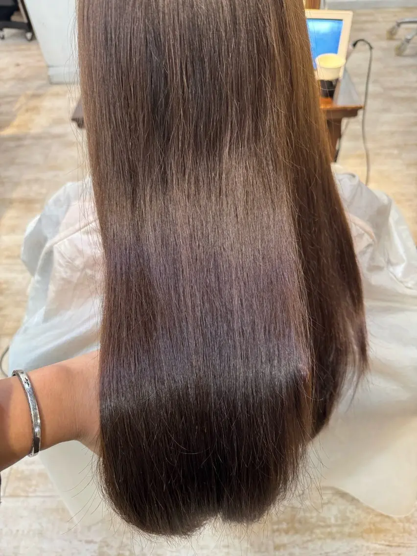 ロング レイヤーカット 中屋光貴のヘアスタイル