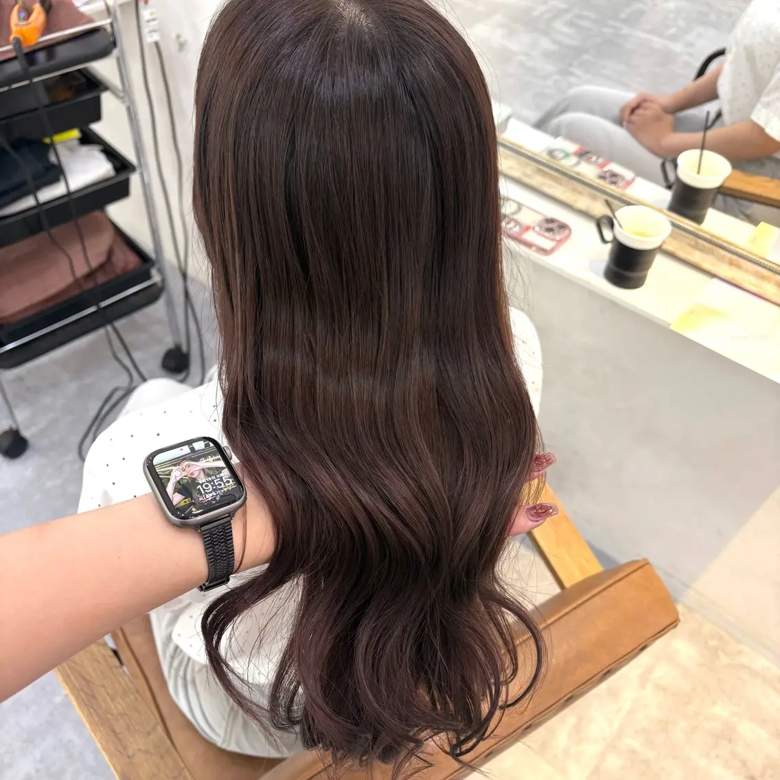 ロング カラー ヘアカラー トリートメント 梅田/髪質改善カラー ❄︎ mikiのヘアスタイル
