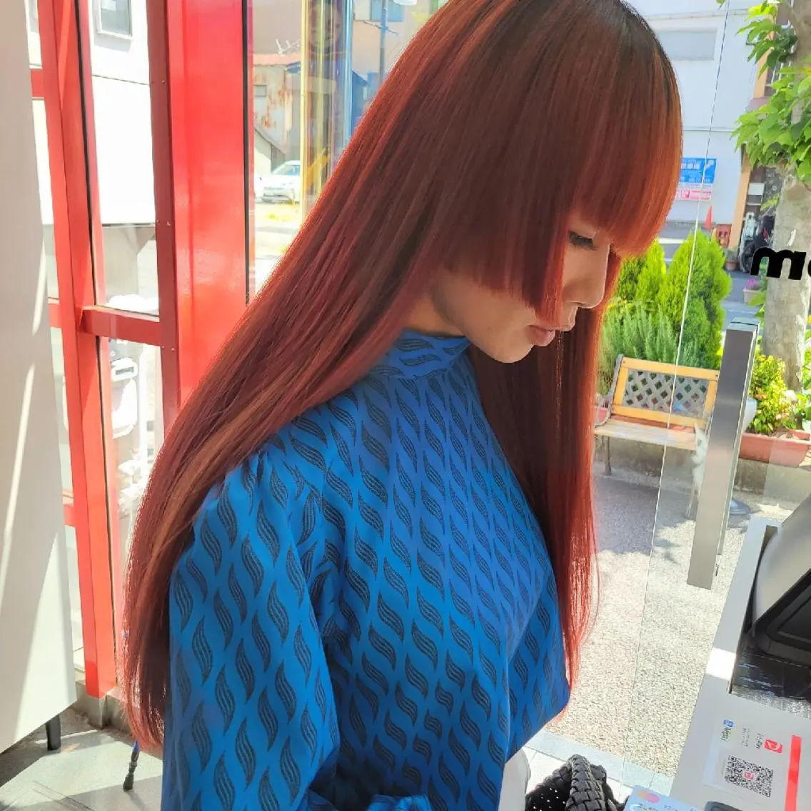 ロング ロング カット 縮毛矯正 遠藤 史秋のヘアスタイル