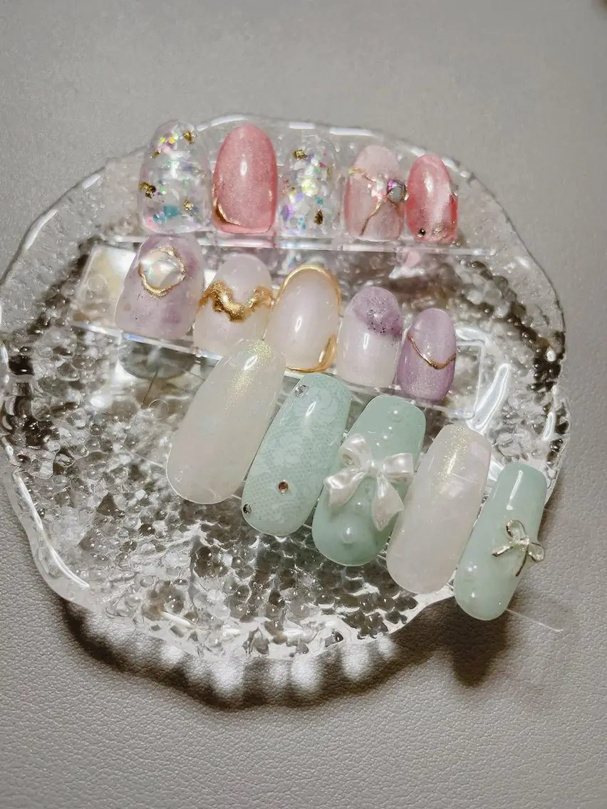 ネイル ハンドネイル saki/日野市豊田 /うるちゅるネイルのネイルデザイン
