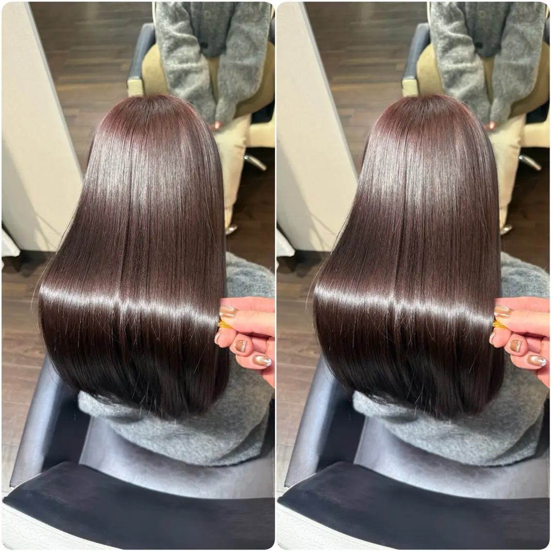ロング カラー カット ヘアカラー トリートメント ヘッドスパ 🌹ULTOWA🌹 髪質改善/縮毛/店長のヘアスタイル