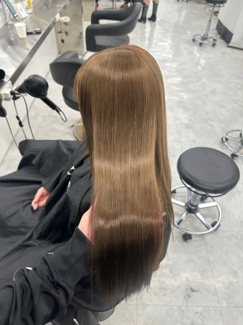 カラー カット ヘアカラー トリートメント 透明感カラー🎀艶髪 Anju/渋谷🎀のヘアスタイル