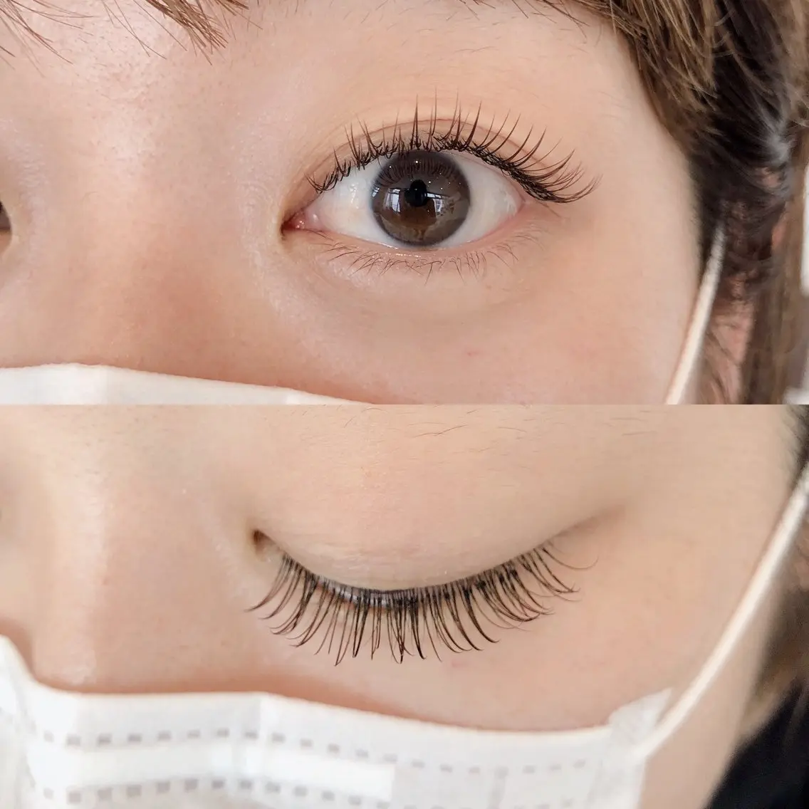 オフ無料🤍フラットラッシュ100本🤍　ブラウン+500円の写真