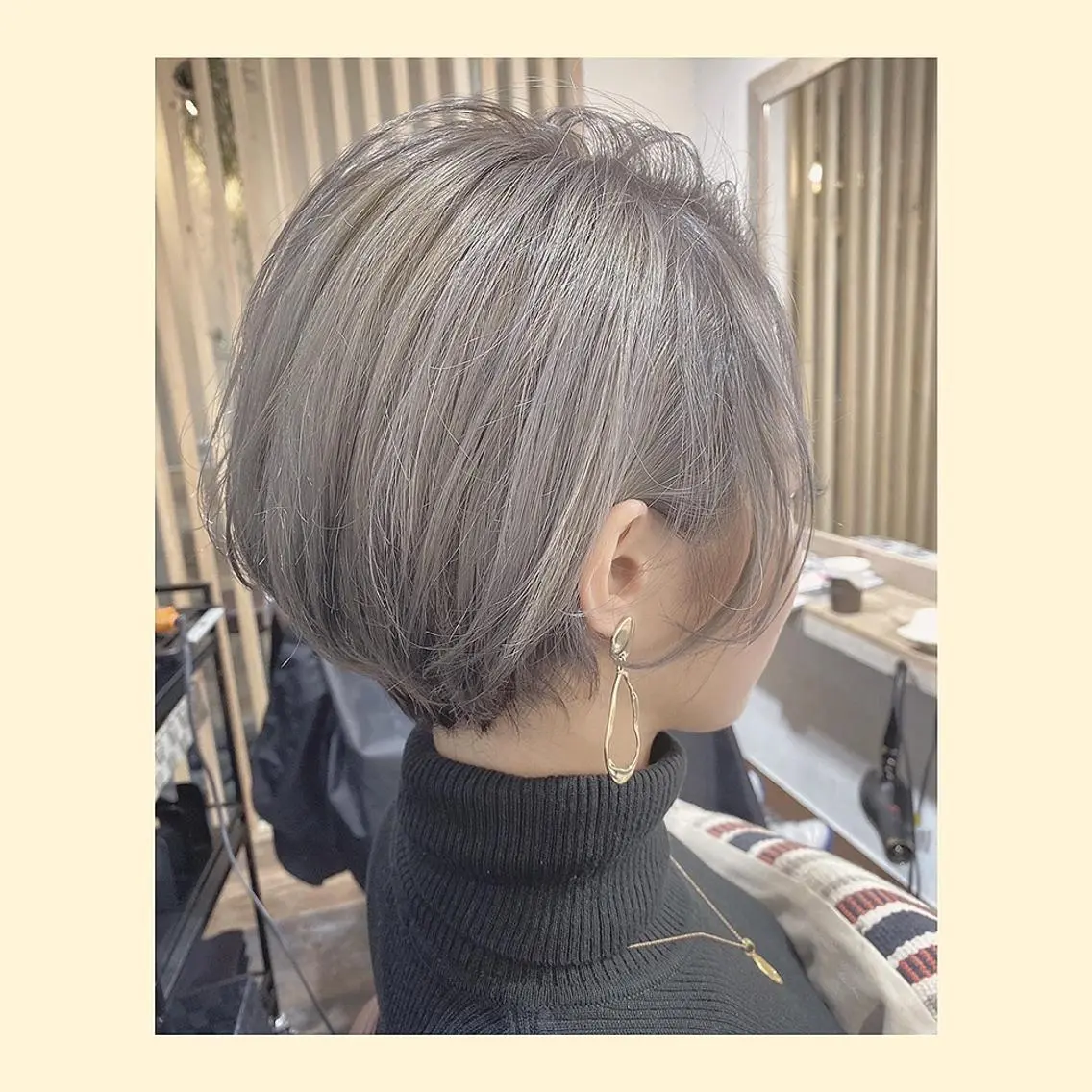 ショート カラー ヘアカラー トリートメント 🌈ショート/レイヤ ーカット/中村崇宏のヘアスタイル