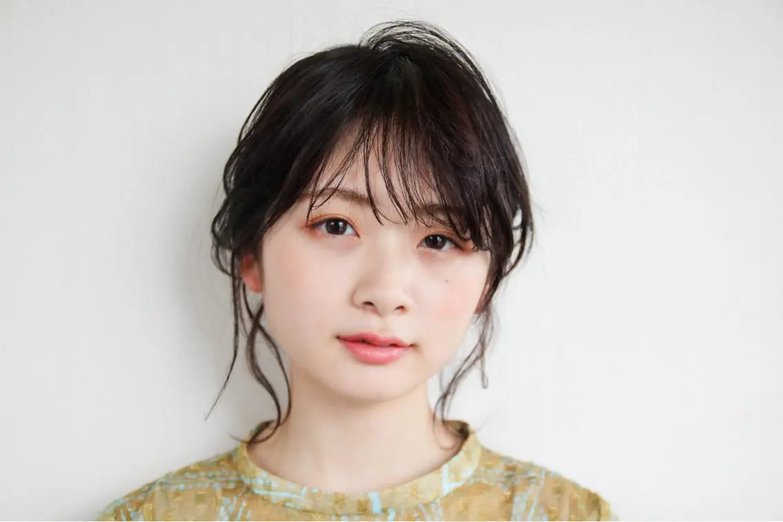 ミディアム 【完全個室】髪質改善 暖色カラー/山崎唯奈のヘアスタイル