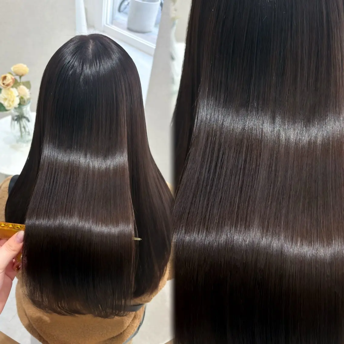 ロング カラー カット ヘアカラー 透明感/チョコカラー 💍TAMA💍のヘアスタイル