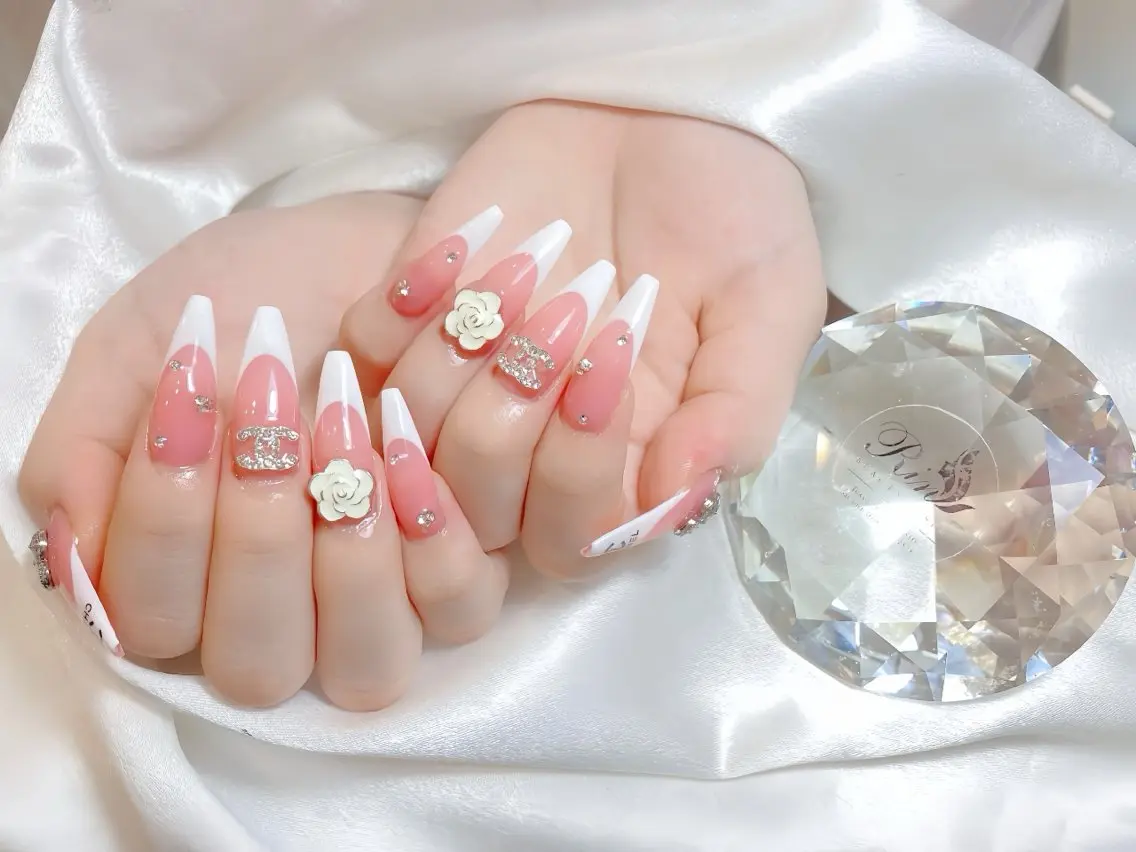 ネイル クリアネイル ドット フットネイル ジェルネイル グリーン ハンドネイル Rin Nail 新大久保店のネイルデザイン