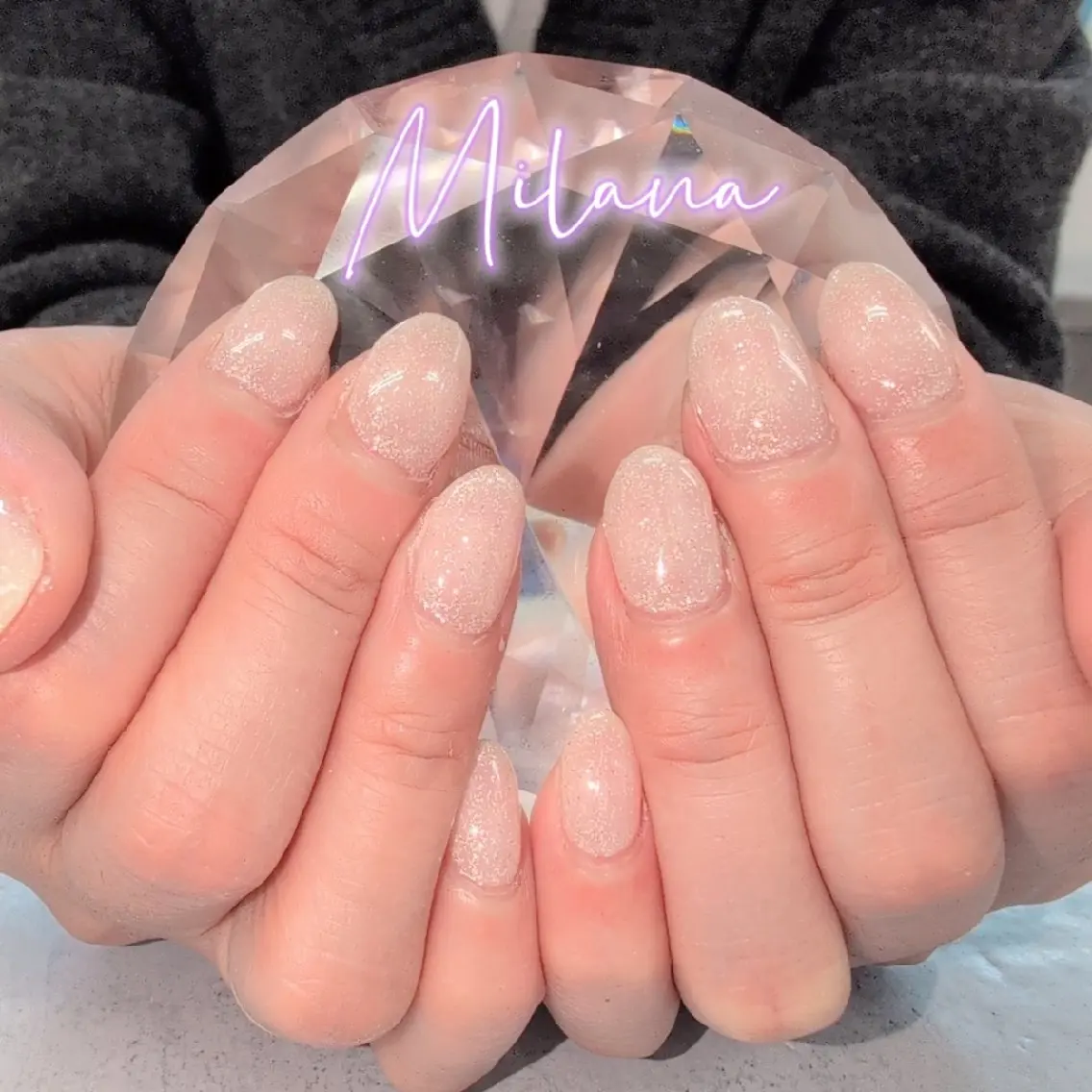 ネイル ワンカラーネイル ハンドネイル Milana 川瀬のネイルデザイン