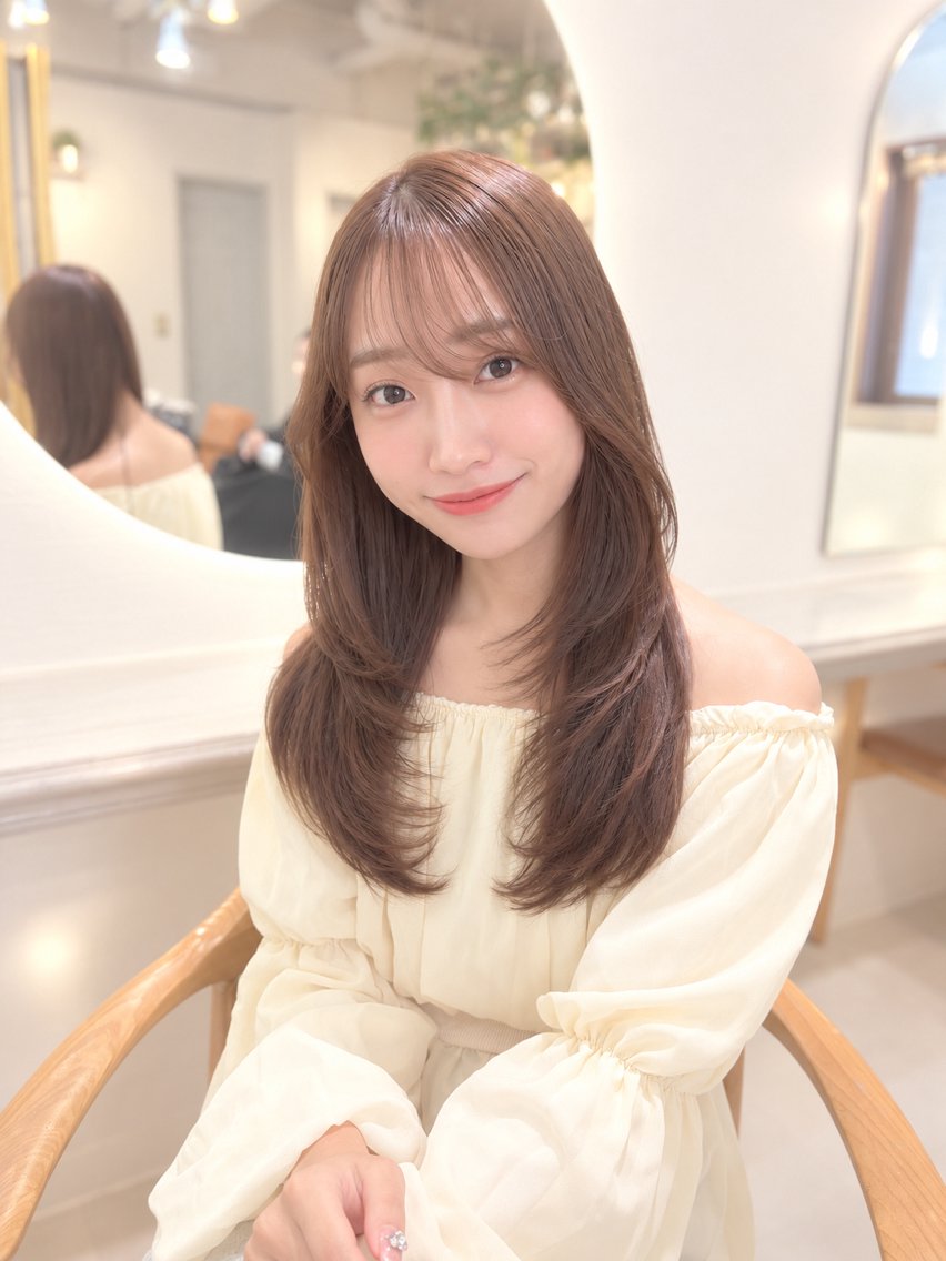 ミディアム 美髪艶カラー🌸 迷ったらここ浦和駅前のヘアスタイル