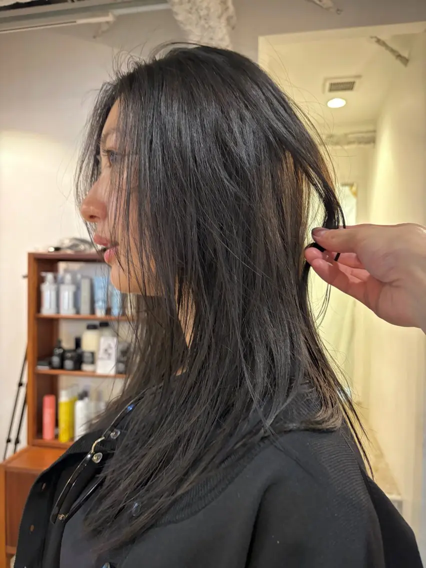 セミロング カット トリートメント yu maのヘアスタイル