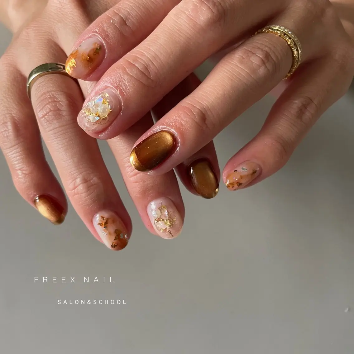ネイル ハンドネイル フットネイル freex nail /ニュアンス/個性派のネイルデザイン