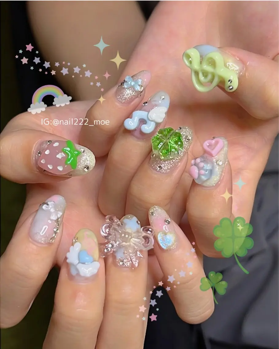 ネイル ハンドネイル ⟡.*222⋰˚☆ MöEのネイルデザイン