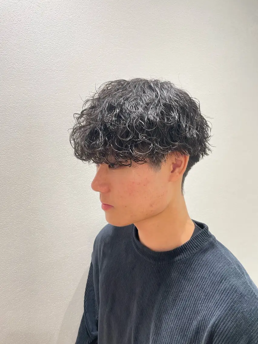 ⭐️メンズ当日予約限定⭐️ カット+波巻き、ツイストスパイラルパーマ👨🦱の写真