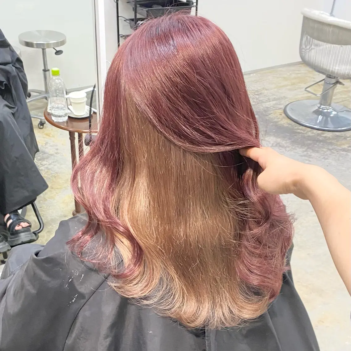 セミロング ヘアカラー souco/ moenoのヘアスタイル