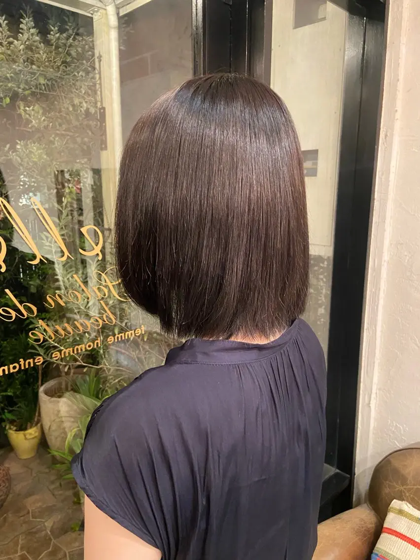 カラー 透明感カラー ダメージレス美容師 🌱水島侑理のヘアスタイル