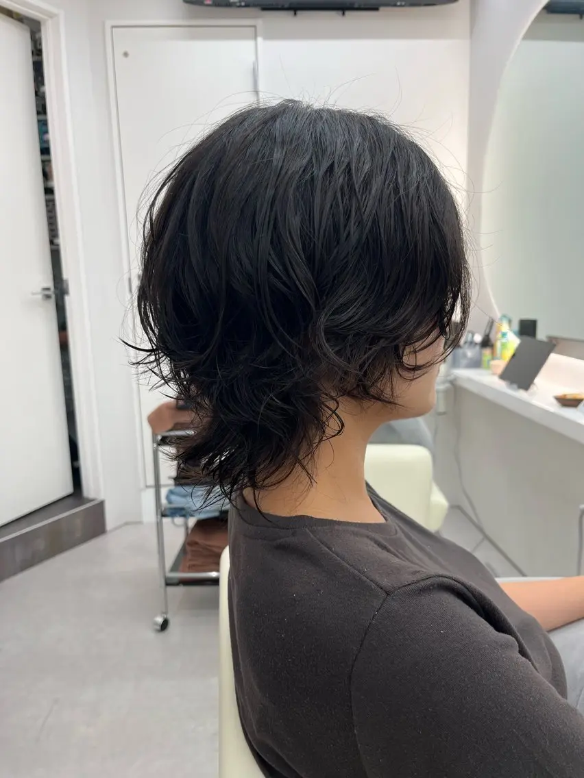 ミディアム カット パーマ ✨🫧ボブショート 募集中🫧✨古川凌大のヘアスタイル
