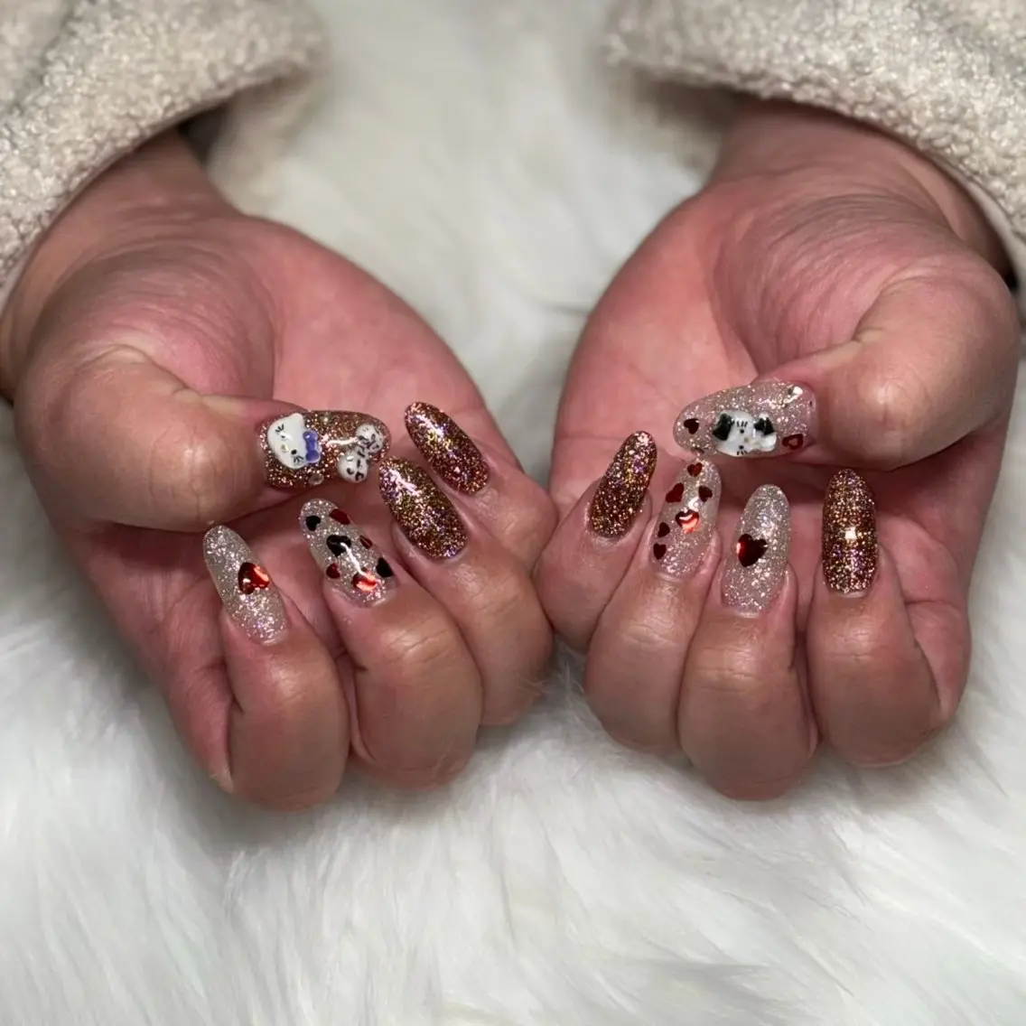 ネイル ハンドネイル 🎀Luana nail🧸‪♡⸝*のネイルデザイン