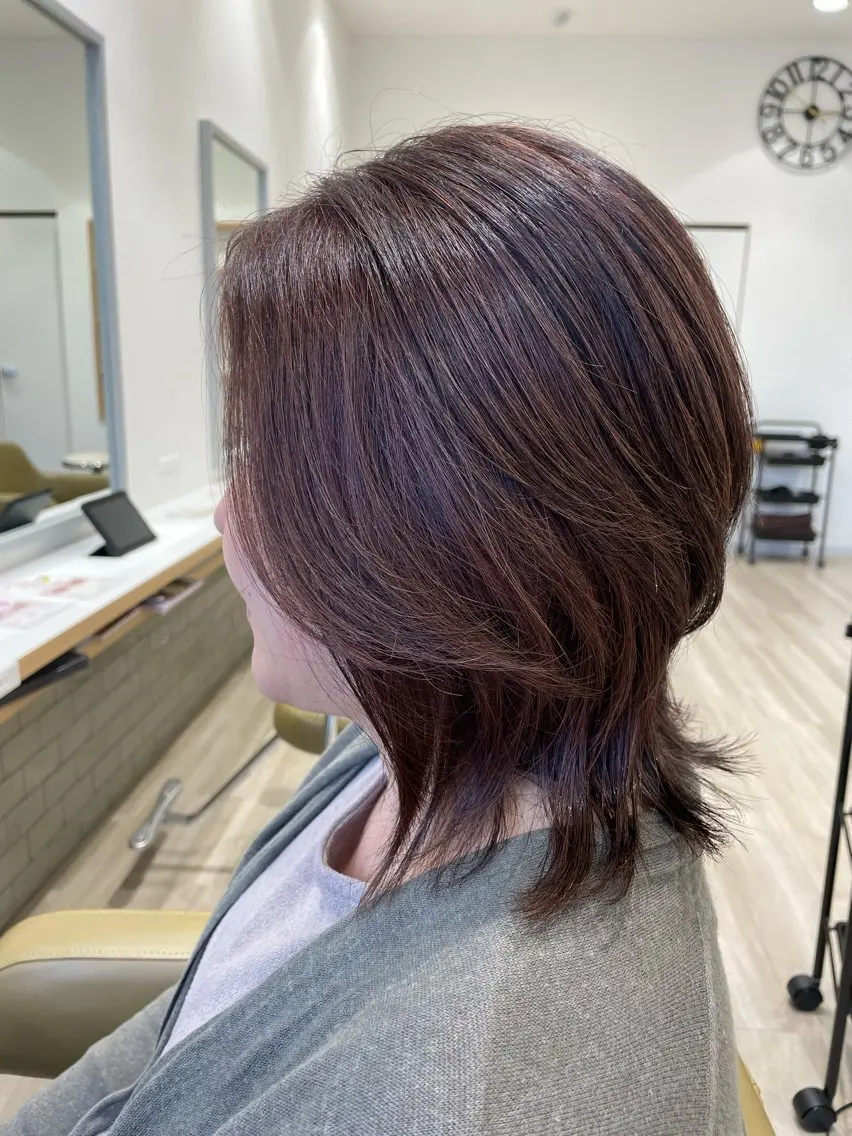 ミディアム ルクール上越店 黒石 智加子のヘアスタイル