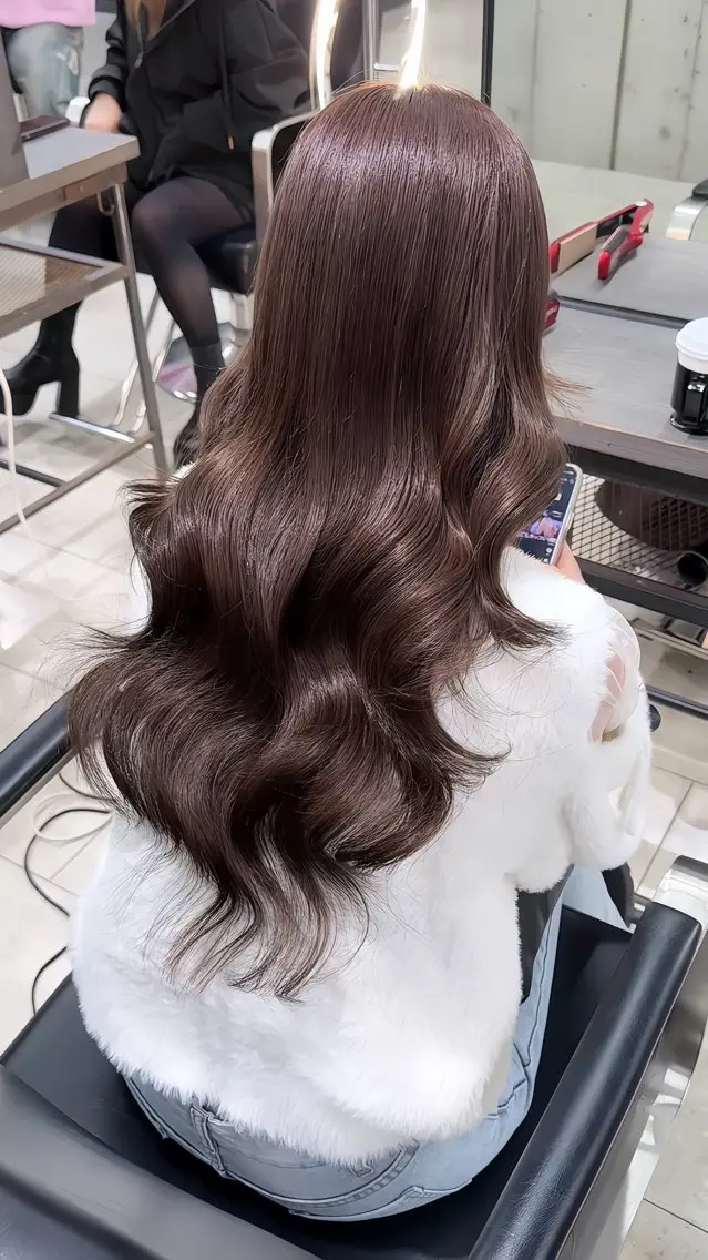 カット+ブリーチなしダブルカラーの写真