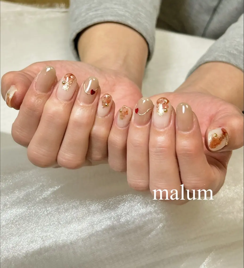 ネイル ハンドネイル malum nailのネイルデザイン
