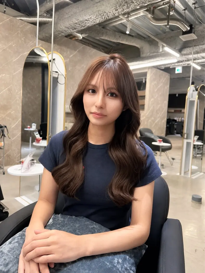 ロング カラー カット ヘアカラー 縮毛矯正 髪質改善🫧 カラー特化/Hinaのヘアスタイル