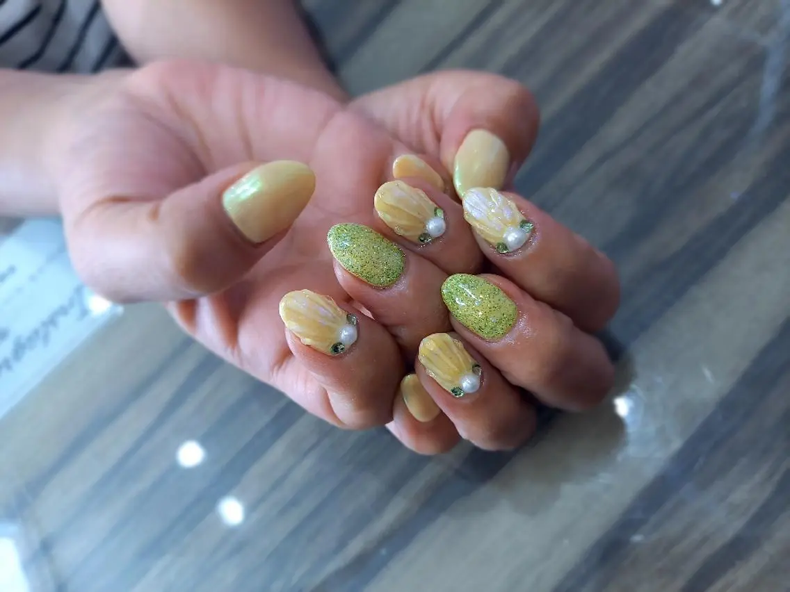 ネイル オーロラネイル ハンドネイル Progress Nailのネイルデザイン