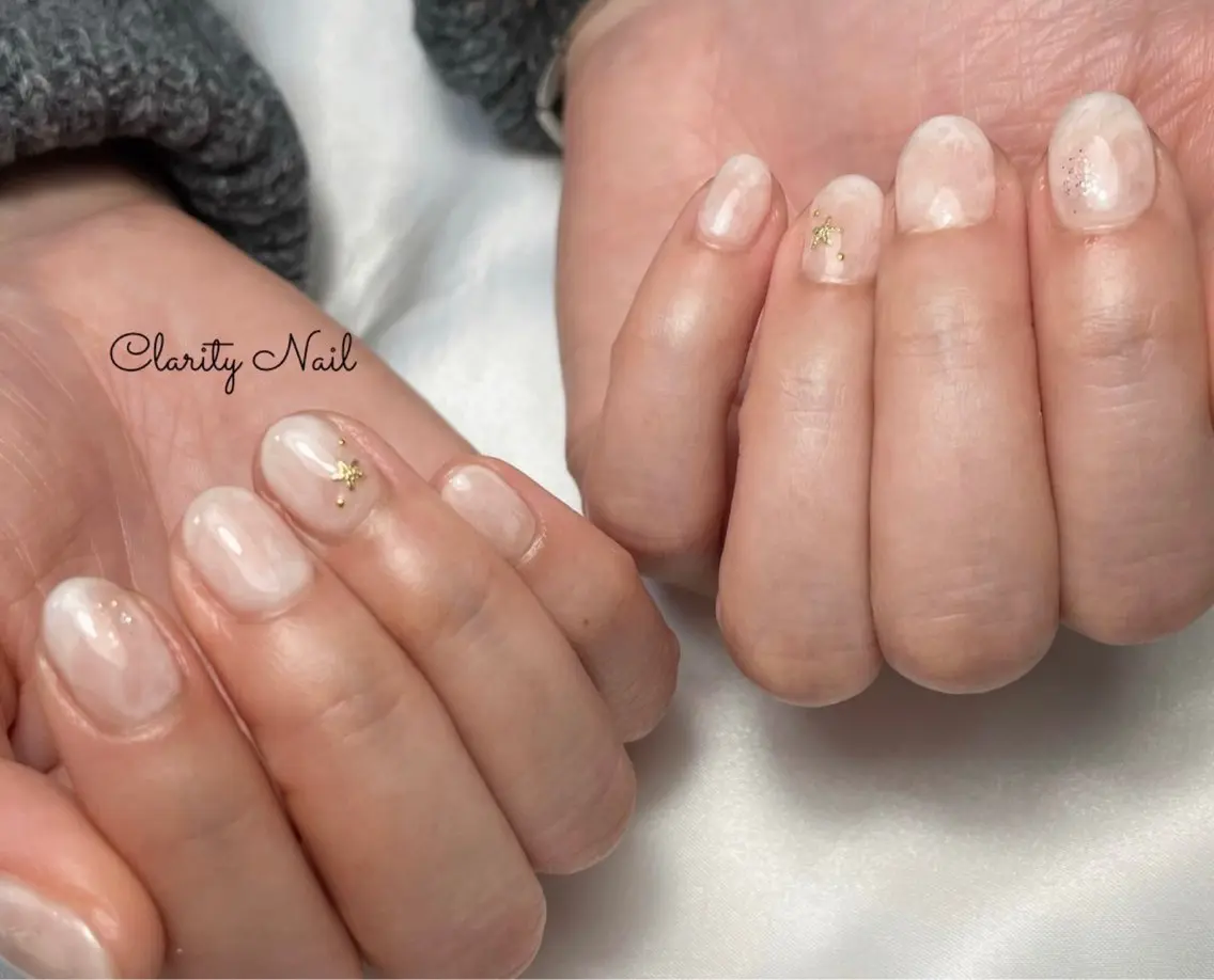 ネイル アートネイル 持ち込み ハンドネイル Clarity Nailのネイルデザイン