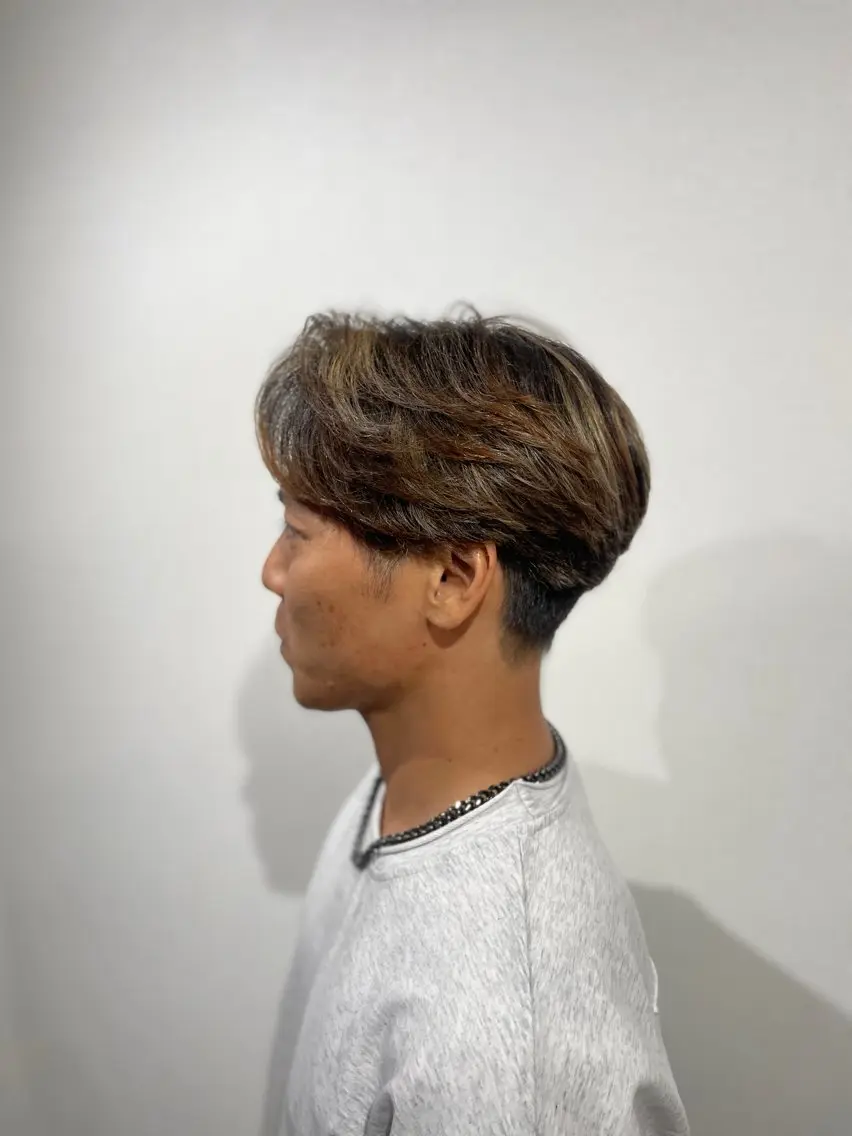 カット➕メッシュ➕毛流れパーマ✂︎の写真