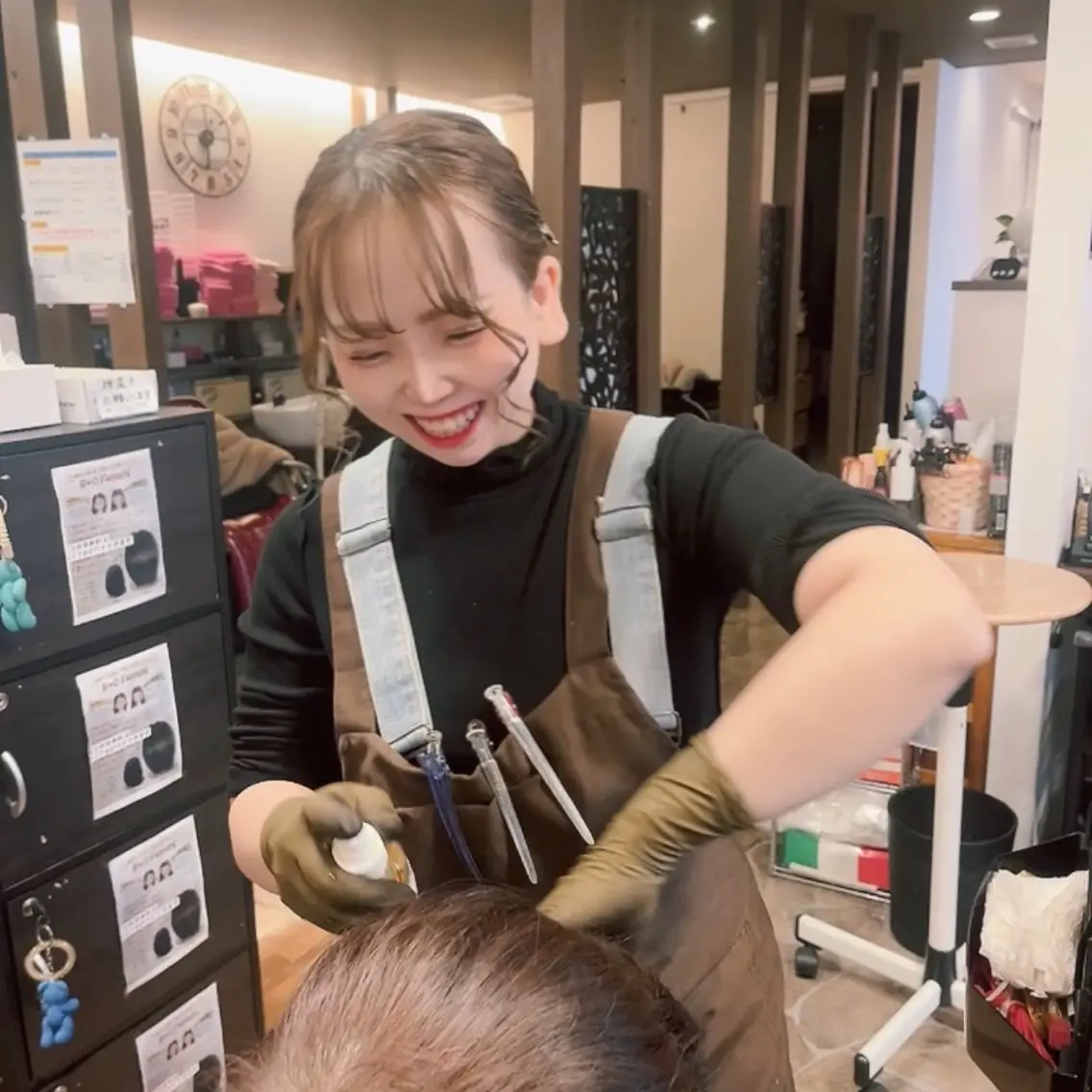 カラー ヘアカラー もりもと のぞみのヘアスタイル