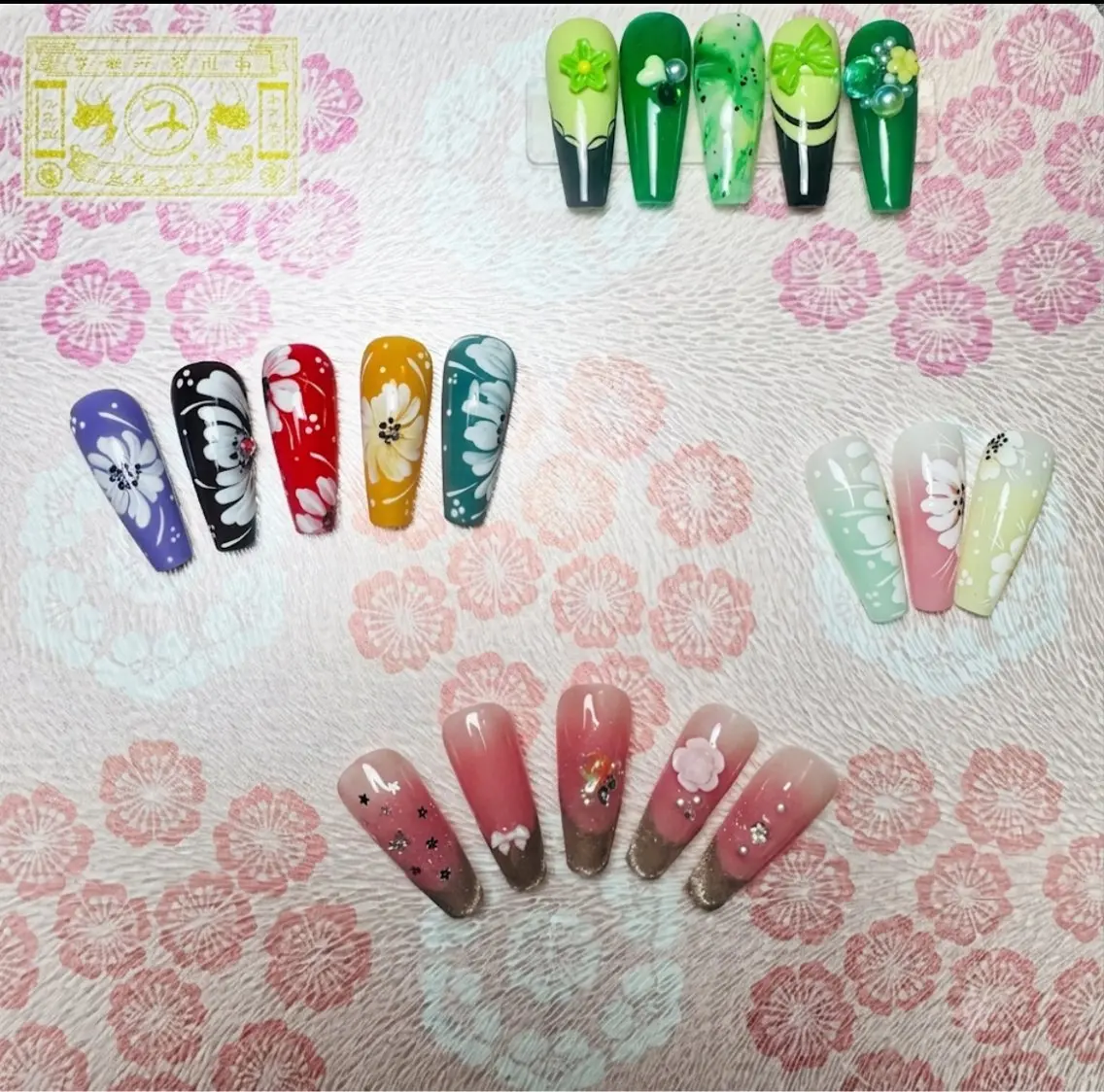 ネイル キラキラネイル ストーンネイル Michan Nailのネイルデザイン