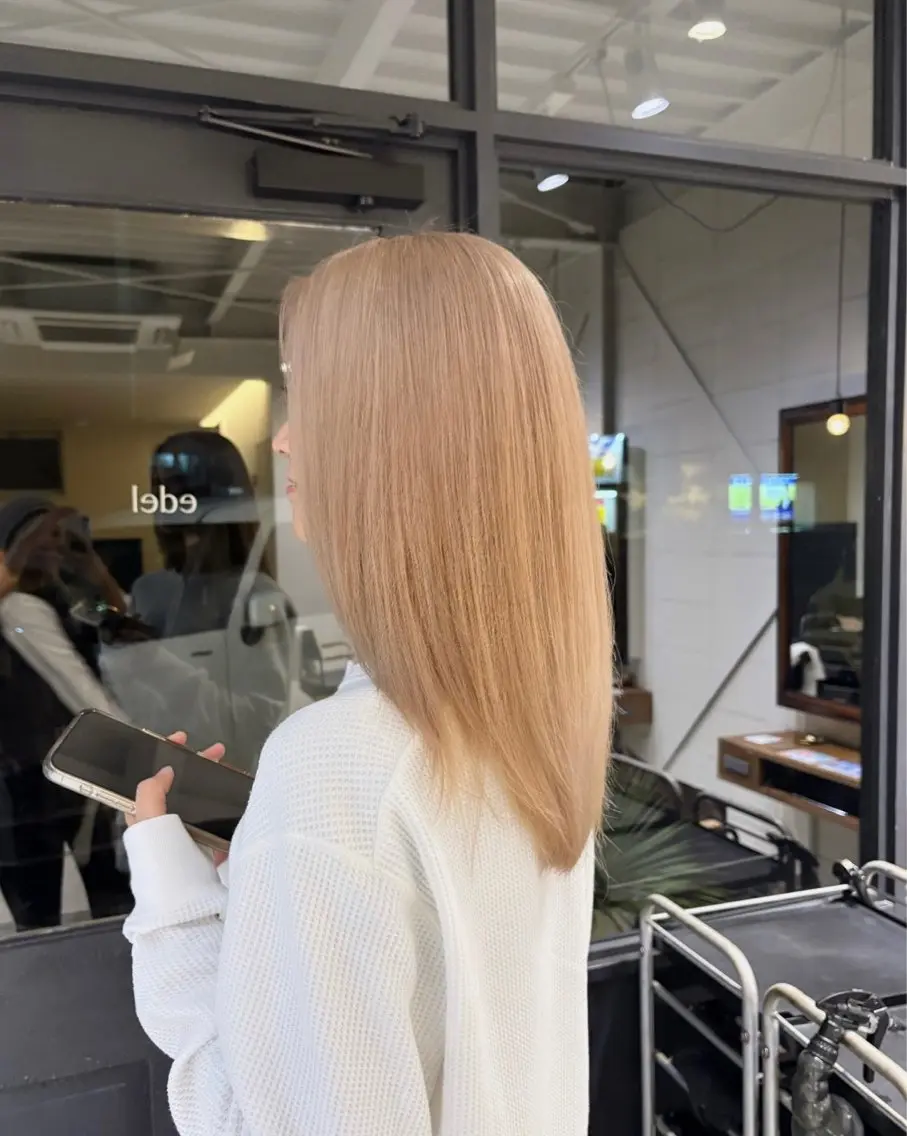 ロング ヘアカラー トリートメント ⠀ hinaのヘアスタイル