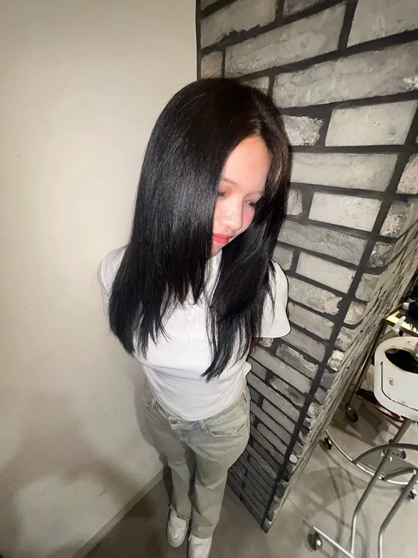 ロング hirano harukaのヘアスタイル