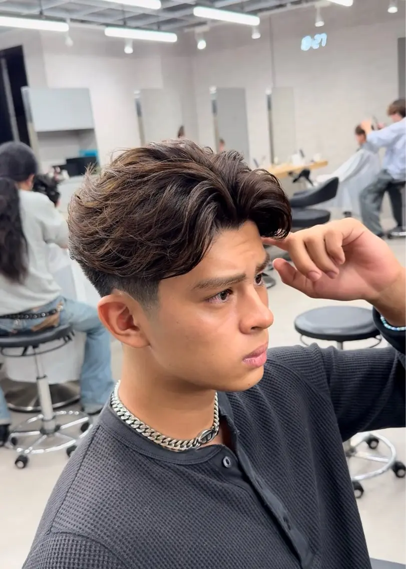 ショート カット パーマ メンズ特化 パーマ水沼心のヘアスタイル