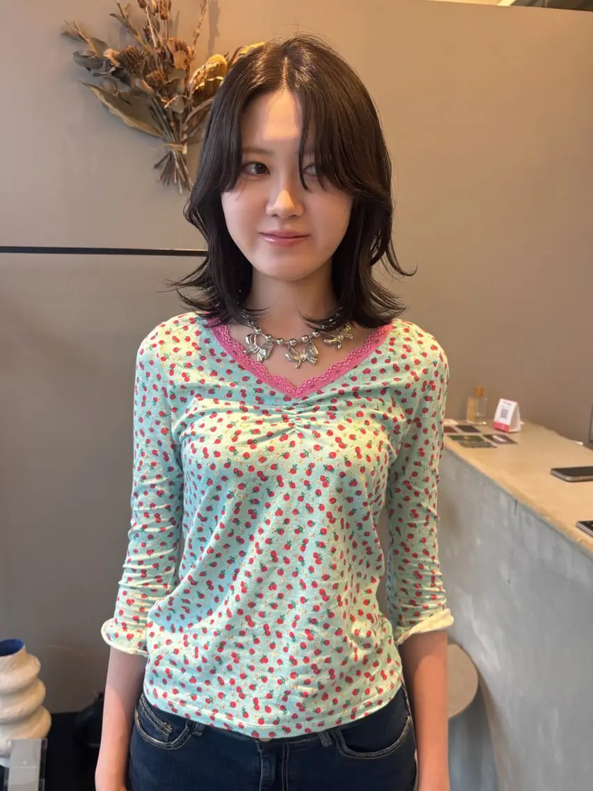 ミディアム ヘアカラー トリートメント miyu /niilのヘアスタイル