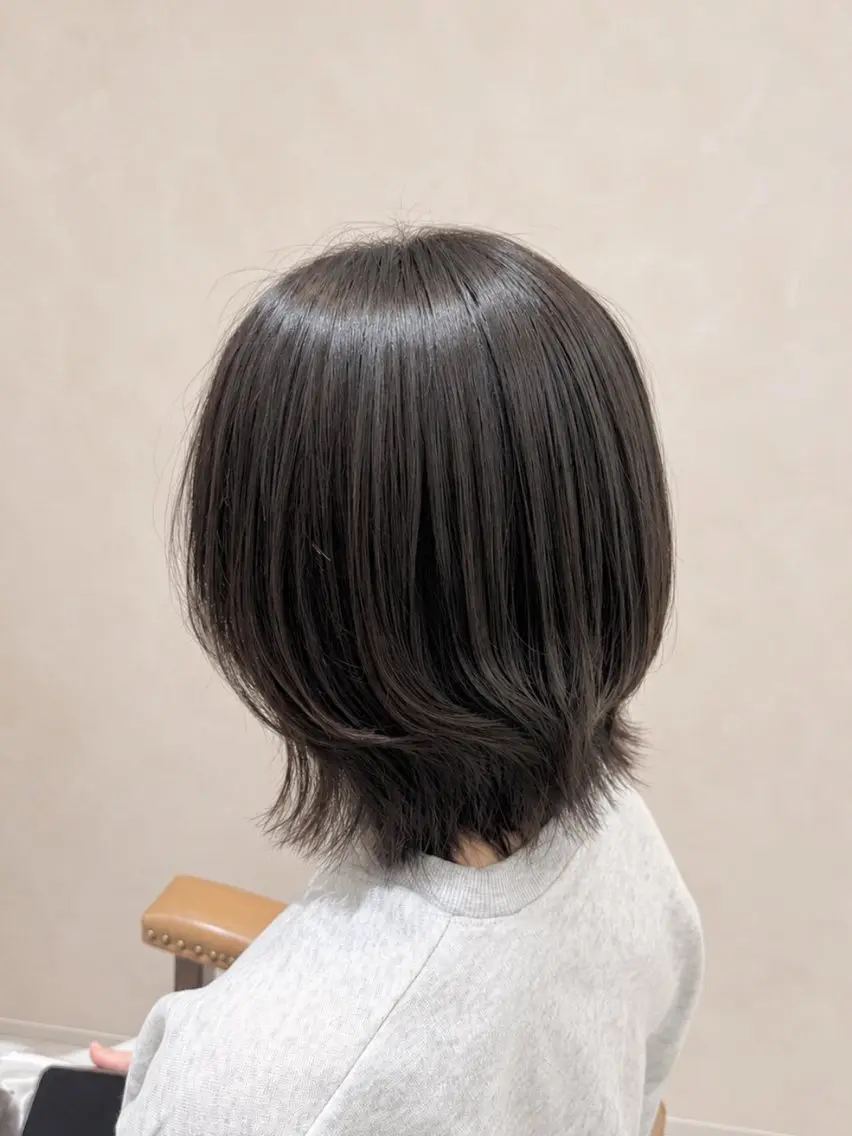 ミディアム ボブレイヤー ボブ レイヤーカット カット 🌸 sakura 🍒のヘアスタイル