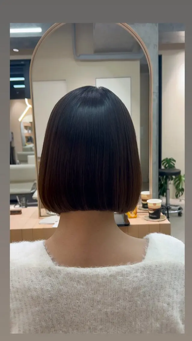 カット➕地毛風ストレート➕選べるトリートメントの写真