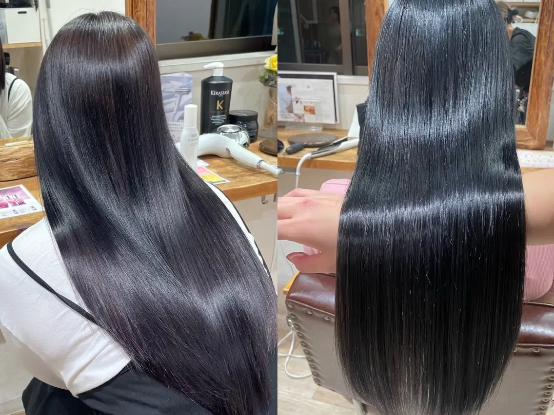 ロング カラー コトミ【メンズ】 【曲がる縮毛矯正】のヘアスタイル